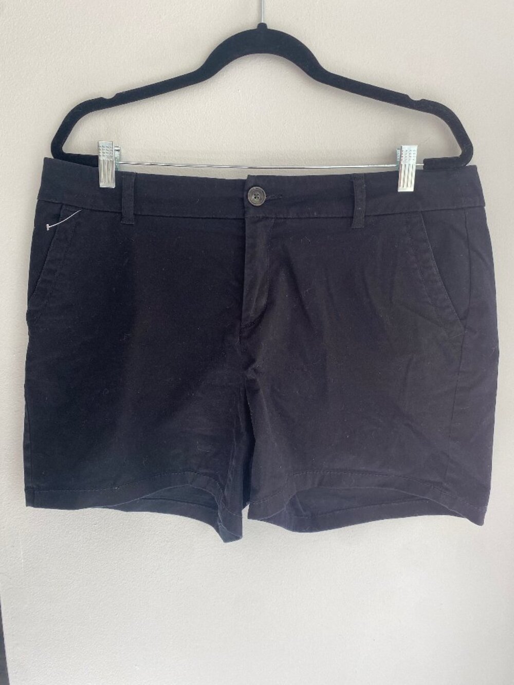 Liz Claiborne Black Chino Shorts